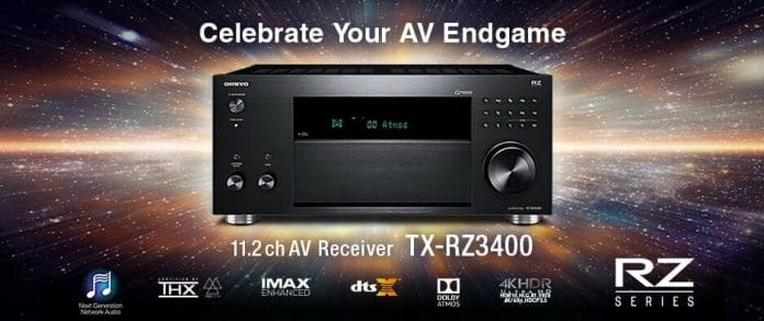 Ankündigung AV-Receiver TX-RZ3400 Onkyo Webseite