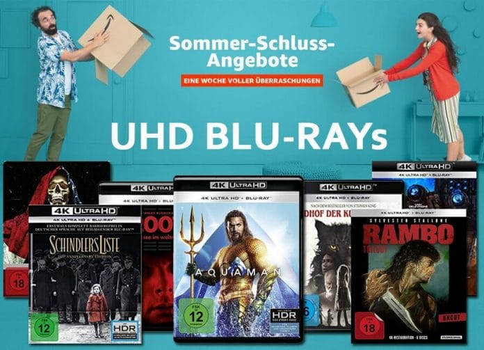Nur am Montag (09.09.2019) 4K UHD Blu-rays reduziert!