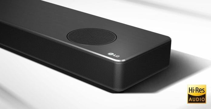 LG bewirbt seine neuen Soundbars mit Hi-Res Audio