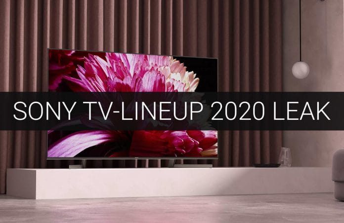Erste TV-Modelle für 2020 von Sony wurden geleakt (4K, 8K, OLED)