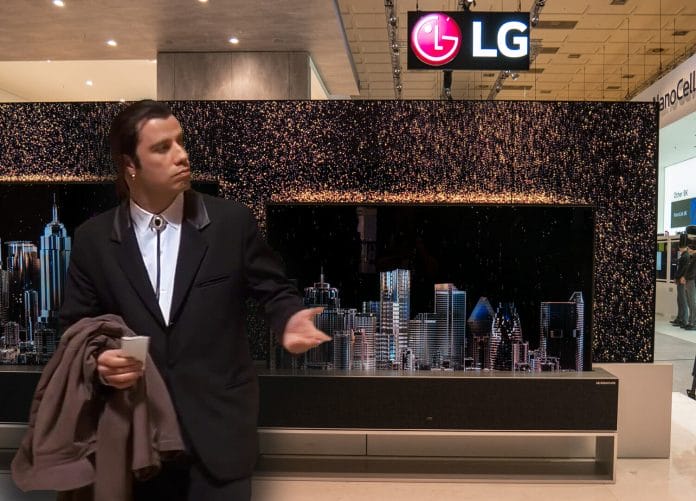 Na wo bleibt denn LGs aufrollbarer OLED TV?