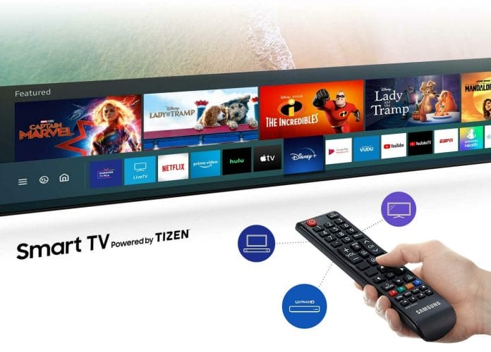 TU7000 Tizen OS Apple TV App Disney Plus Netflix