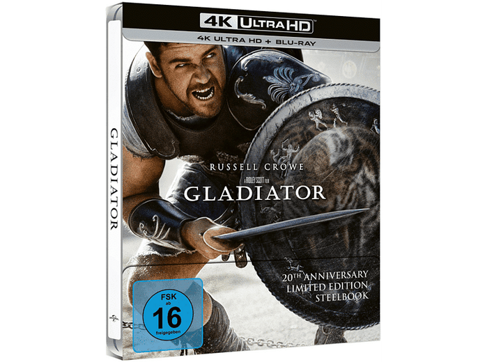 Gladiator 20th Anniversary 4K Blu-ray Steelbook