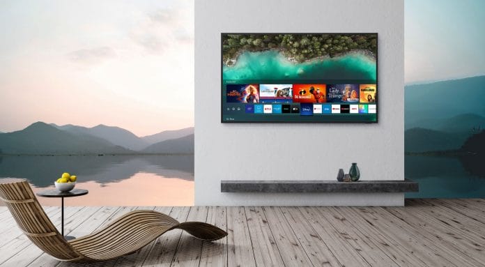 "The Terrace" ist Samsungs 4K QLED TV für den Außenbereich