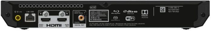 Mehr Anschlüsse braucht es nicht für ein optimales, audiovisuelles Erlebnis (Sony UBP-X700)