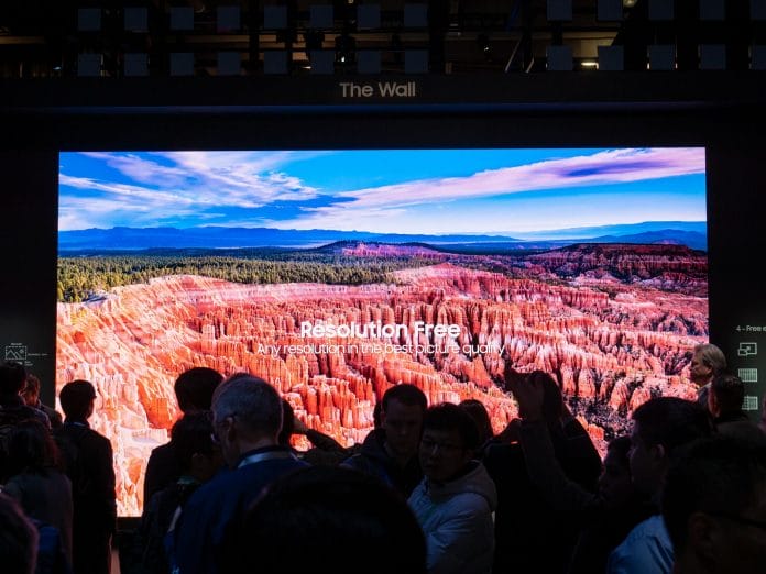 Samsung Micro LED TV 292 Zoll (Inch) CES 2020