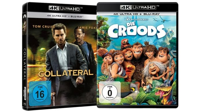 Collateral und Die Croods erscheinen als 4K Blu-ray Amaray