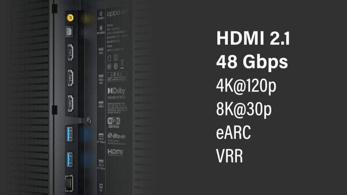 Voll ausgestattet mit HDMI 2.1, eARC, VRR und sogar 8K-Verarbeitung