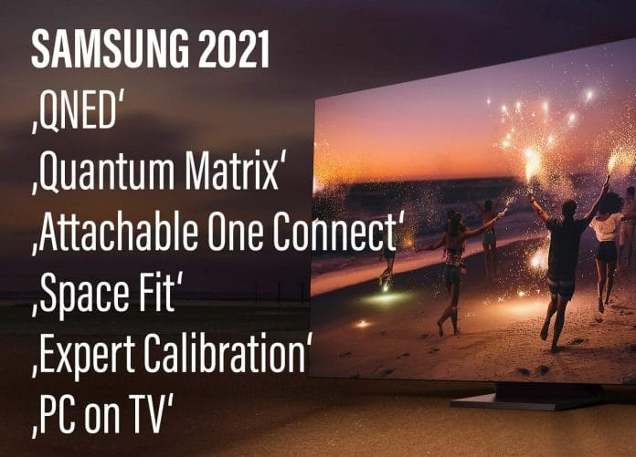 Samsung TV Lineup 2021 QNED Quantum Matrix