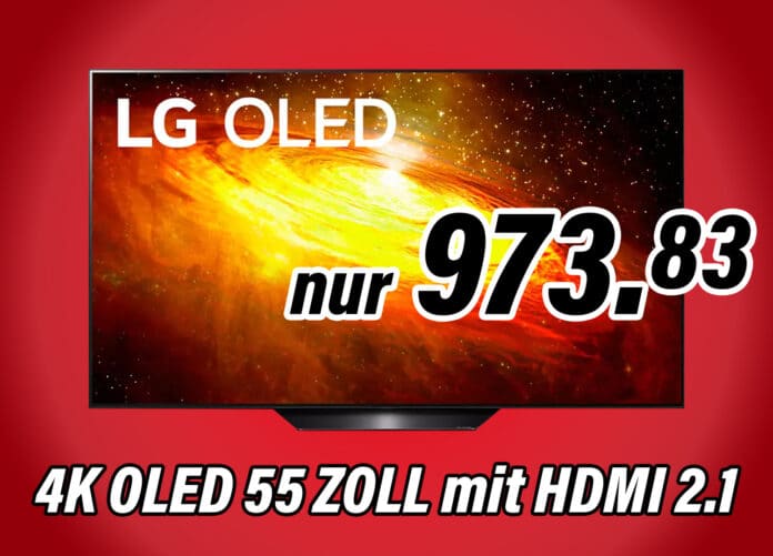 Der LG BX 55 Zoll 4K OLED ist für unter 1.000 Euro zu haben!