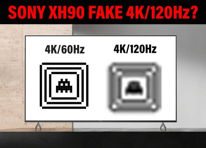 Sony Fake 4K/120Hz beim XH90 mit HDMI 2.1