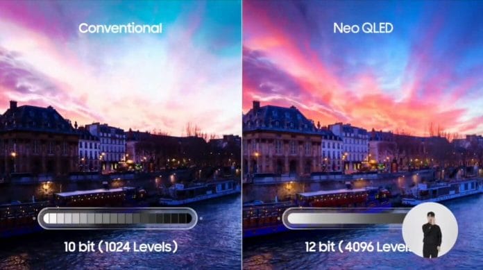 Samsung Neo QLED TVs unterstützen 12-bit Verarbeitung mit 4.096 Helligkeitsabstufungen