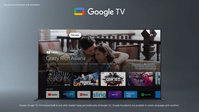 So soll die Google TV Oberfläche aussehen