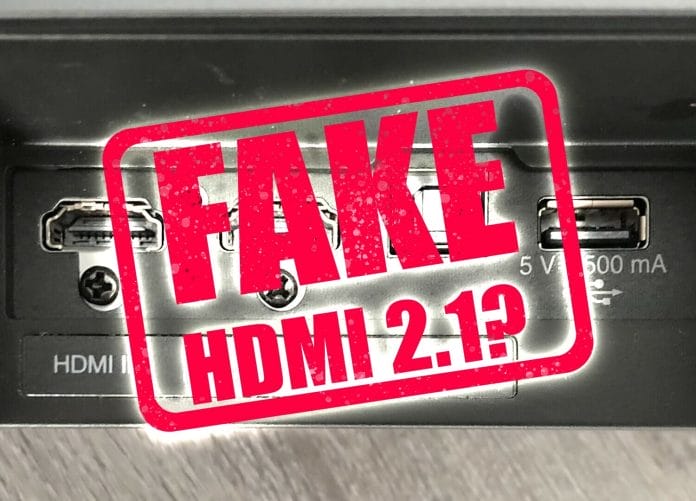 Fake HDMI 2.1