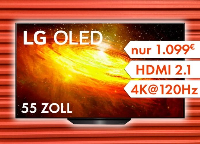 MediaMarkt und Saturn reduzierten den 55 Zoll BX 4K OLED TV auf 1.099 Euro!