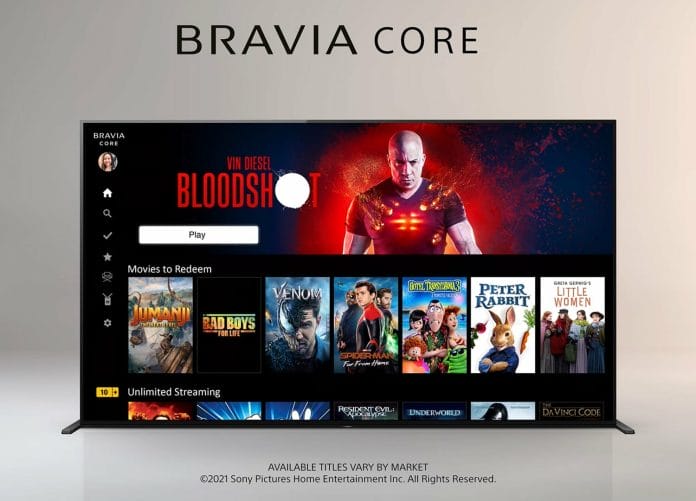Sony Bravia Core Streamingdienst