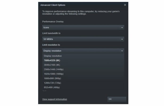 In den Einstellungen findet ihr nun die 8K-Option.