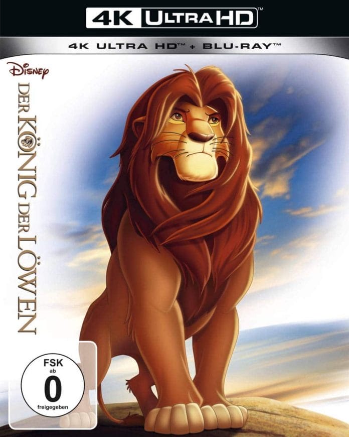 "König der Löwen" ist immerhin auch bei uns als UHD Blu-ray erschienen