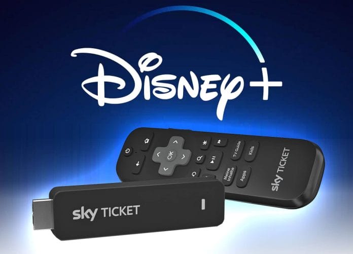 Disney+ (Plus) jetzt auch auf dem Sky Ticket TV-Stick || Abbilung: Walt Disney | Sky