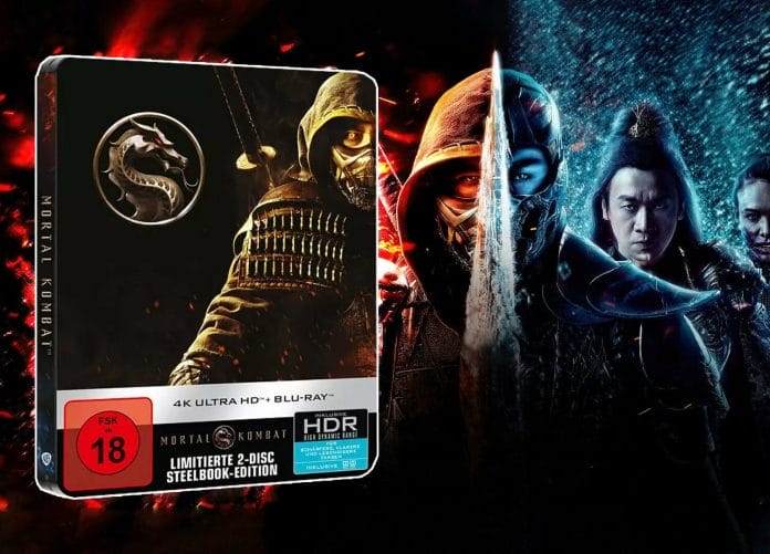 Mortal Kombat 2021 4K Blu-ray Steelbook mit Dolby Atmos & Dolby Vision