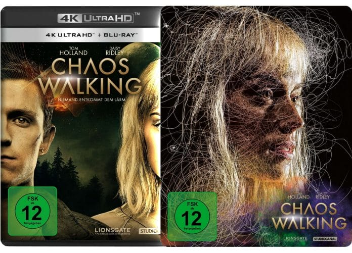 Chaos Walking erscheint auf 4K Blu-ray als Amaray und Steelbook