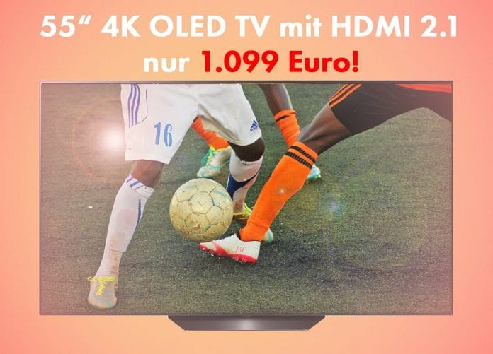 Amazon dreht am Preisrad: LG 4K OLED TV mit 55 Zoll und HDMI 2.1 für 1.099 Euro