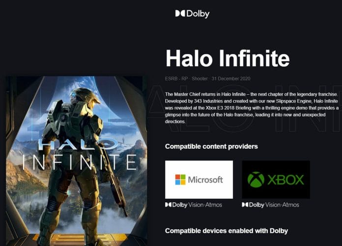 Halo Infinite läuft mit Dolby Vision und Dolby Atmos auf PC & Xbox Series X|S