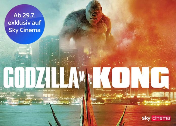 Godzilla vs. Kong in 4K Ultra HD und Dolby Atmos auf Sky Q & Sky Ticket