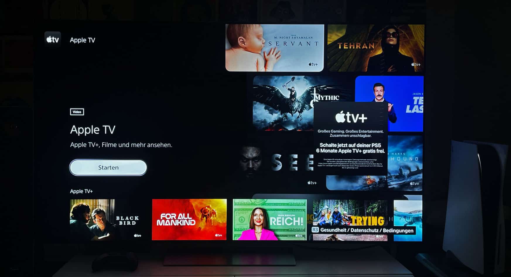 Playstation 5 on sale apple tv