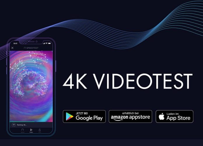 Den 4K Videotest von Speedtest gibt es jetzt auch für die Android App