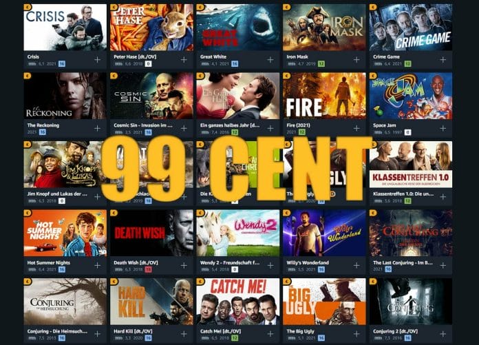Für Prime-Kunden: Ausgewhälte Filme in 4K & HD Qualität für nur 99 Cent leihen!