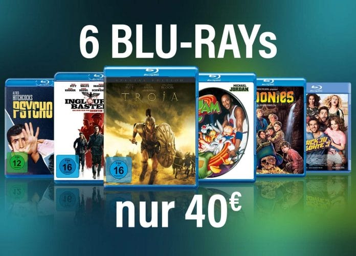 6 Blu-rays für kleines Geld - nur 40Euro in der Aktion!