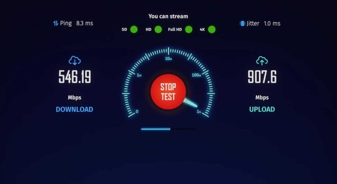 Im Internet Speedtest erreichte Vincent mit dem USB-zu-Ethernet-Adapter einen Download von fast 600 Mbit/s und einen Upload von fast einem Gigabite