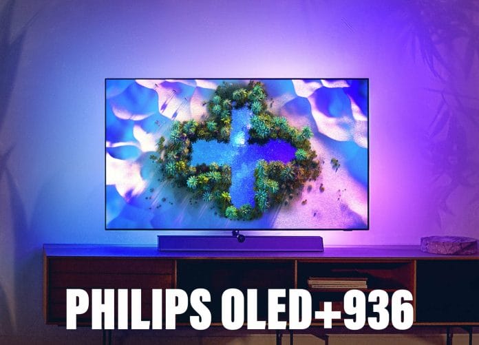 Der Phlips OLED+936 Premium 4K OLED TV mit HDMI 2.1, Ambilight uvm.