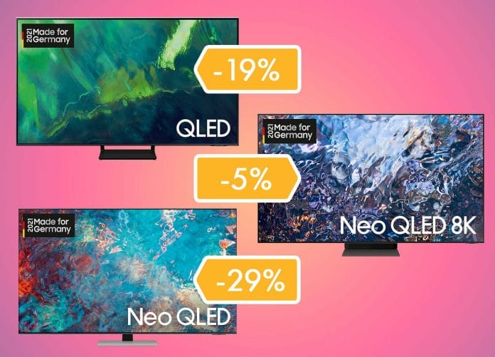 Amazon reduziert unzählige QLED und NEO QLED Modelle aus 2021 (4K & 8K)