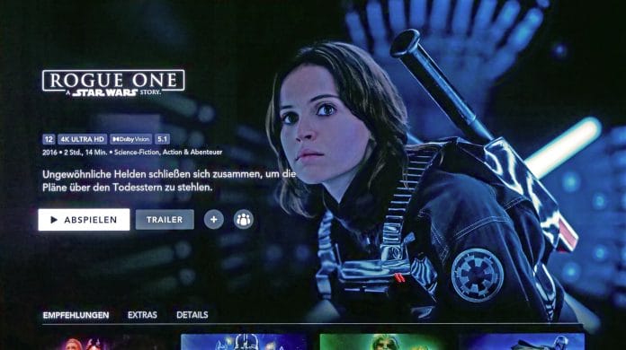 Rogue One auf Disney+ jetzt in 4K mit Dolby Vision HDR!