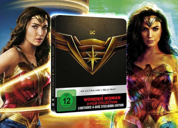 'Wonder Woman' und 'Wonder Woman 1984' erscheinen als limited 2-Movie-Collection 4K Blu-ray Steelbook