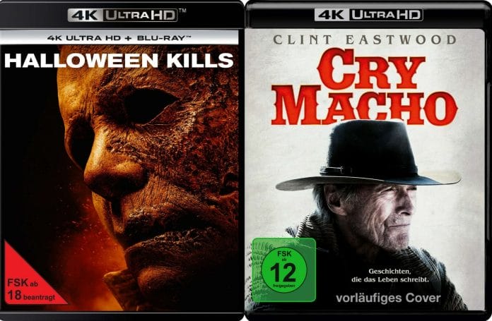 Neuzugänge auf 4K UHD Blu-ray: Cry Macho und Halloween kills