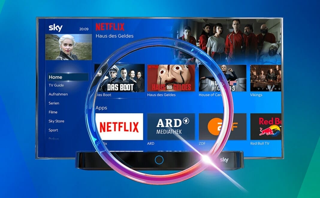 How to get hot sale netflix on sky tv