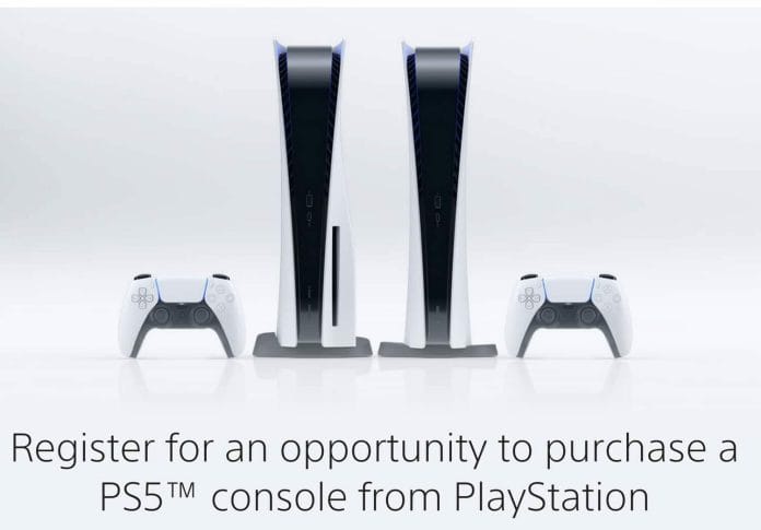 Sony eröffnet Registrierung zum Kauf einer PS5-Konsole