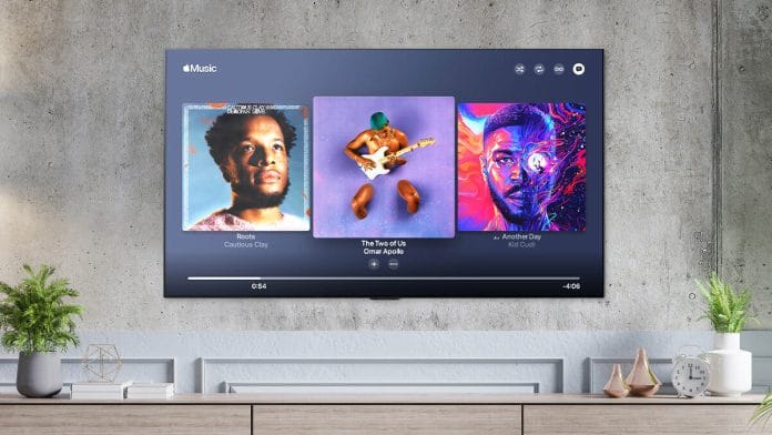 Apple Music steht nun an Smart TVs von LG zur Verfügung.
