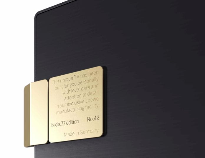 Vom limitierten Loewe bild s.77 edition gibt es nur 99 Exemplare.