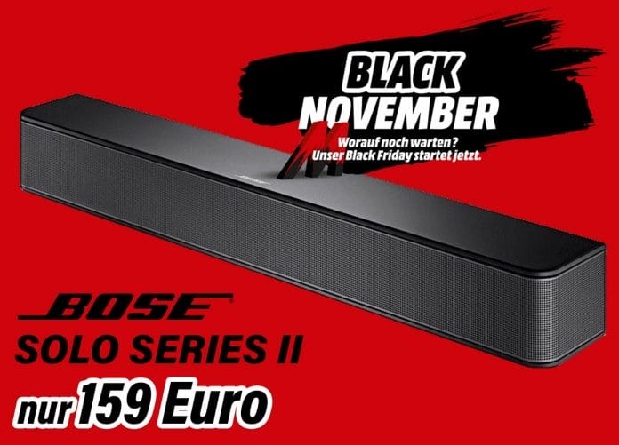 Die Bose Solo Series 2 Soundbar war noch nie günstiger zu bekommen - nur 159 Euro!