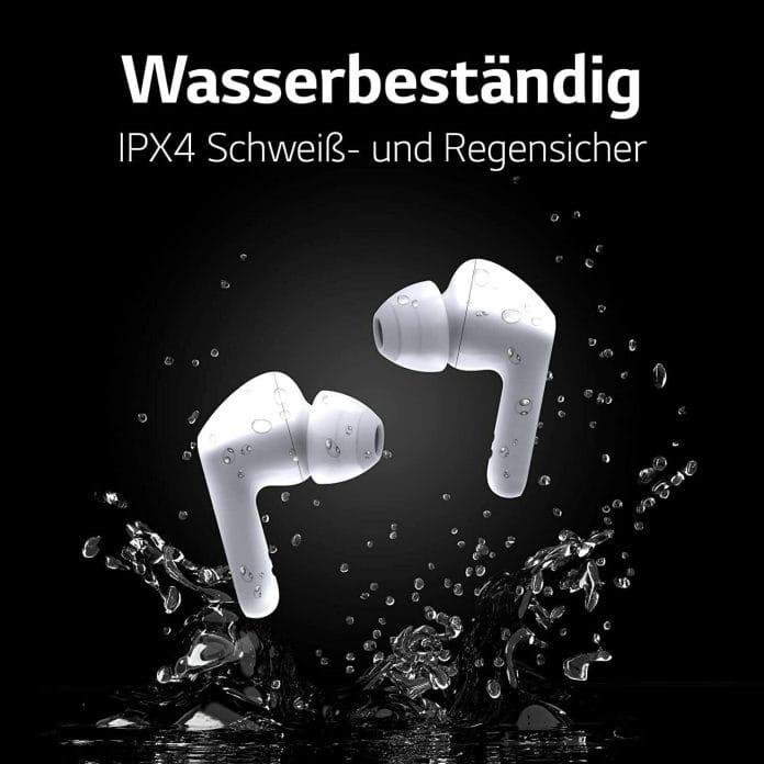 IPX4-zertifizierung der LG Free Tone FN6