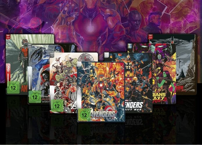 Disney präsentiert sieben neue 4K UHD Steelbooks beliebter Marvel-Filme
