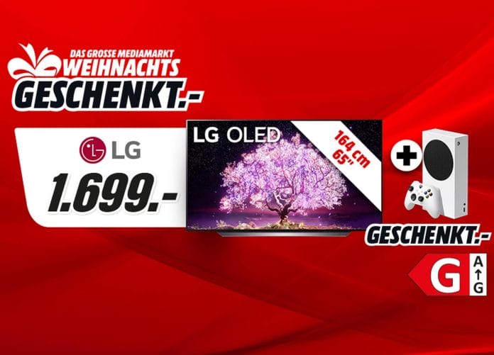 LG C1 4K OLED mit 65 Zoll kaufen und XBOX SERIES S gratis erhalten!