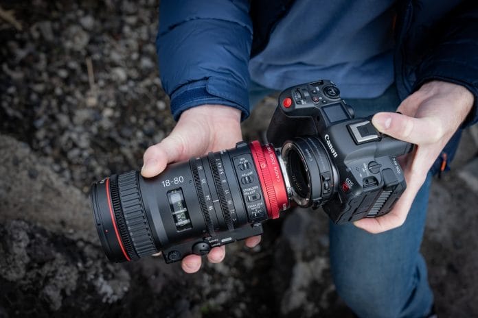 Die Canon EOS R5 C nutzt einen Sensor mit 45 MP als Basis.