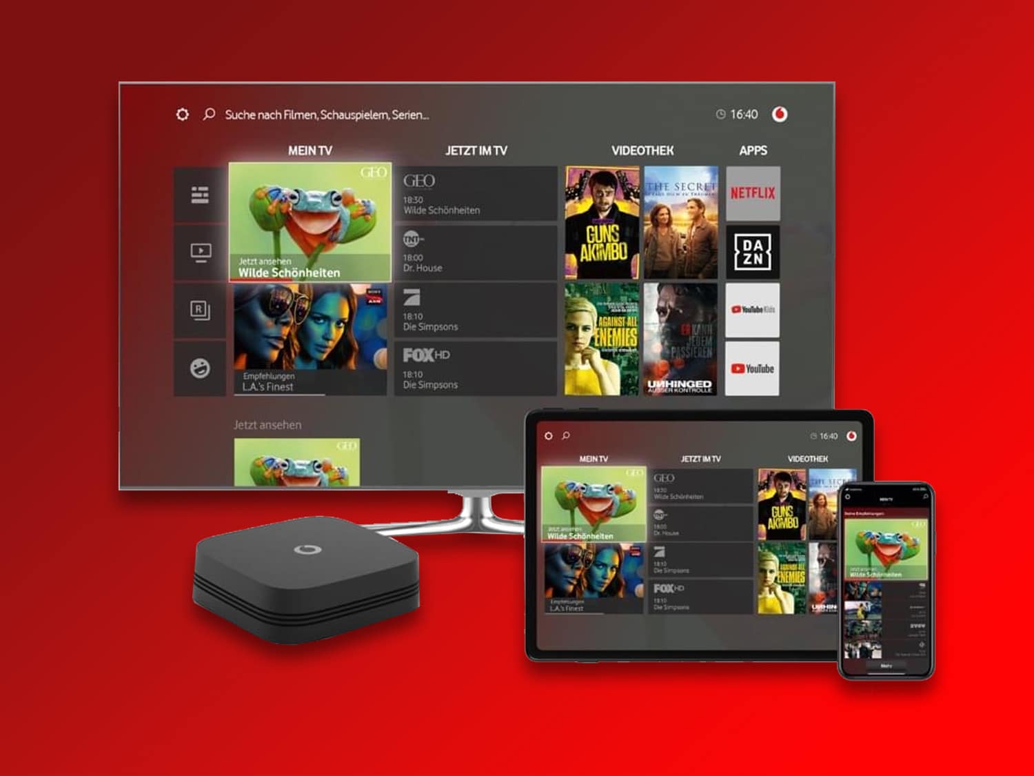 Die Vodafone Giga TV Cable Box 2 ist neuer Standard für Kabelkunden