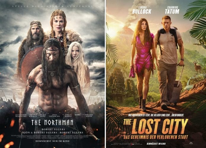 The Northman und The Lost City können ab sofort auf 4K UHD Blu-ray vorbestellt werden.