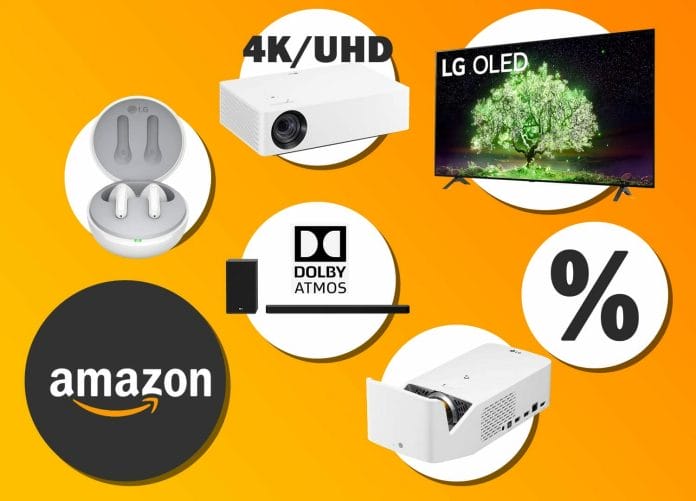 Neun LG Produkte sind auf Amazon.de zum Teil drastisch reduziert (OLED, Soundbar, Projektor uvm.)
